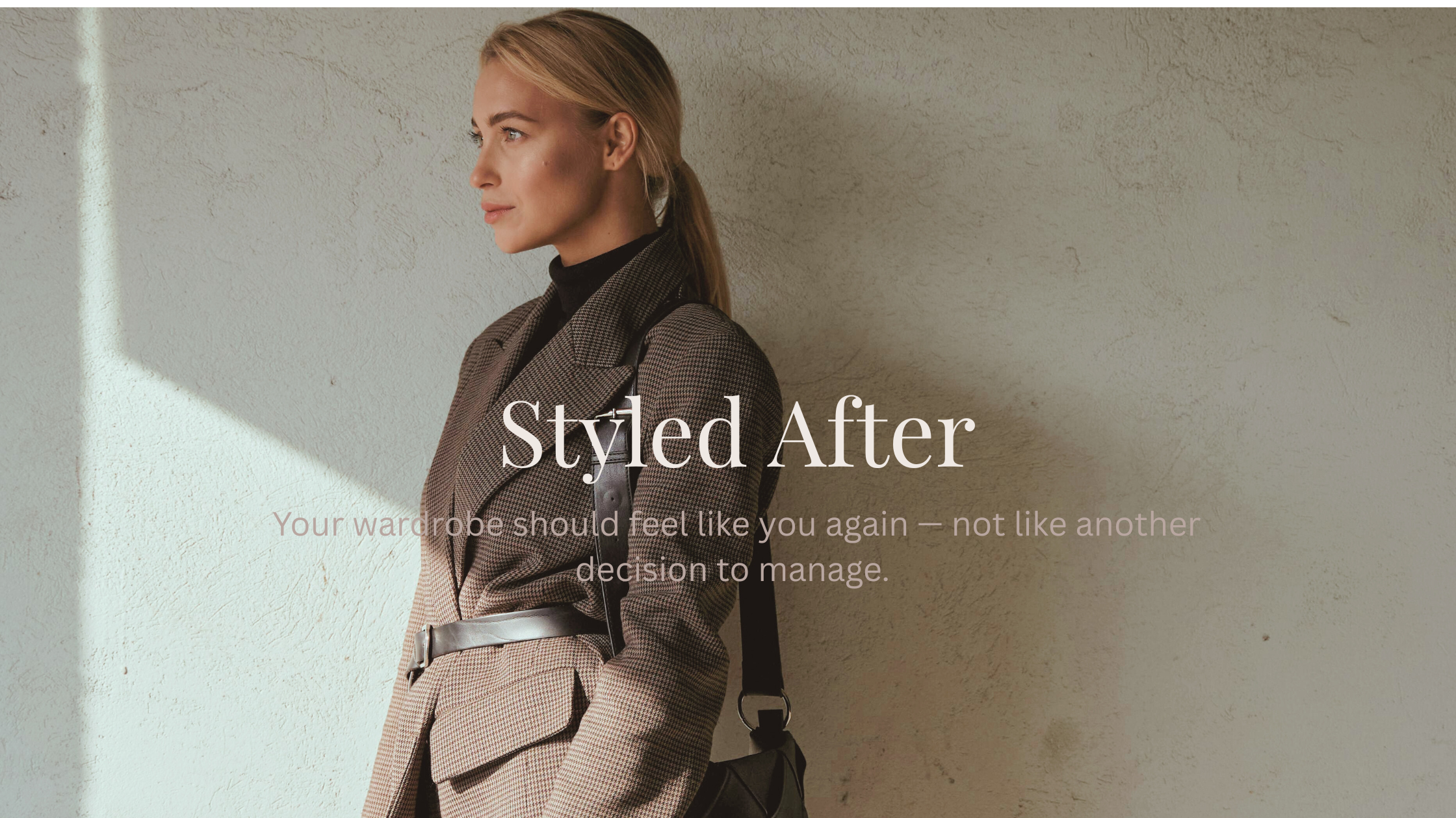 Private Sustainable Personal Styling | Styled After Wardrobe Edit