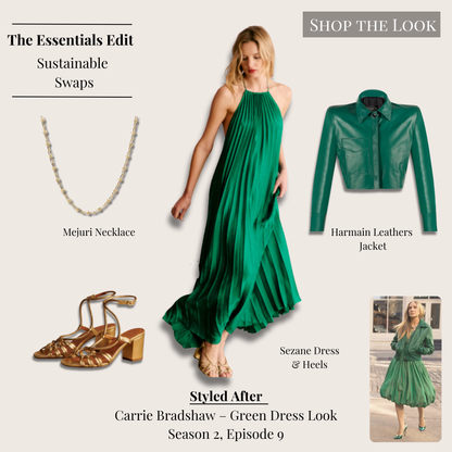 The Emerald Green Dress Styled After Carrie Bradshaw AJLT