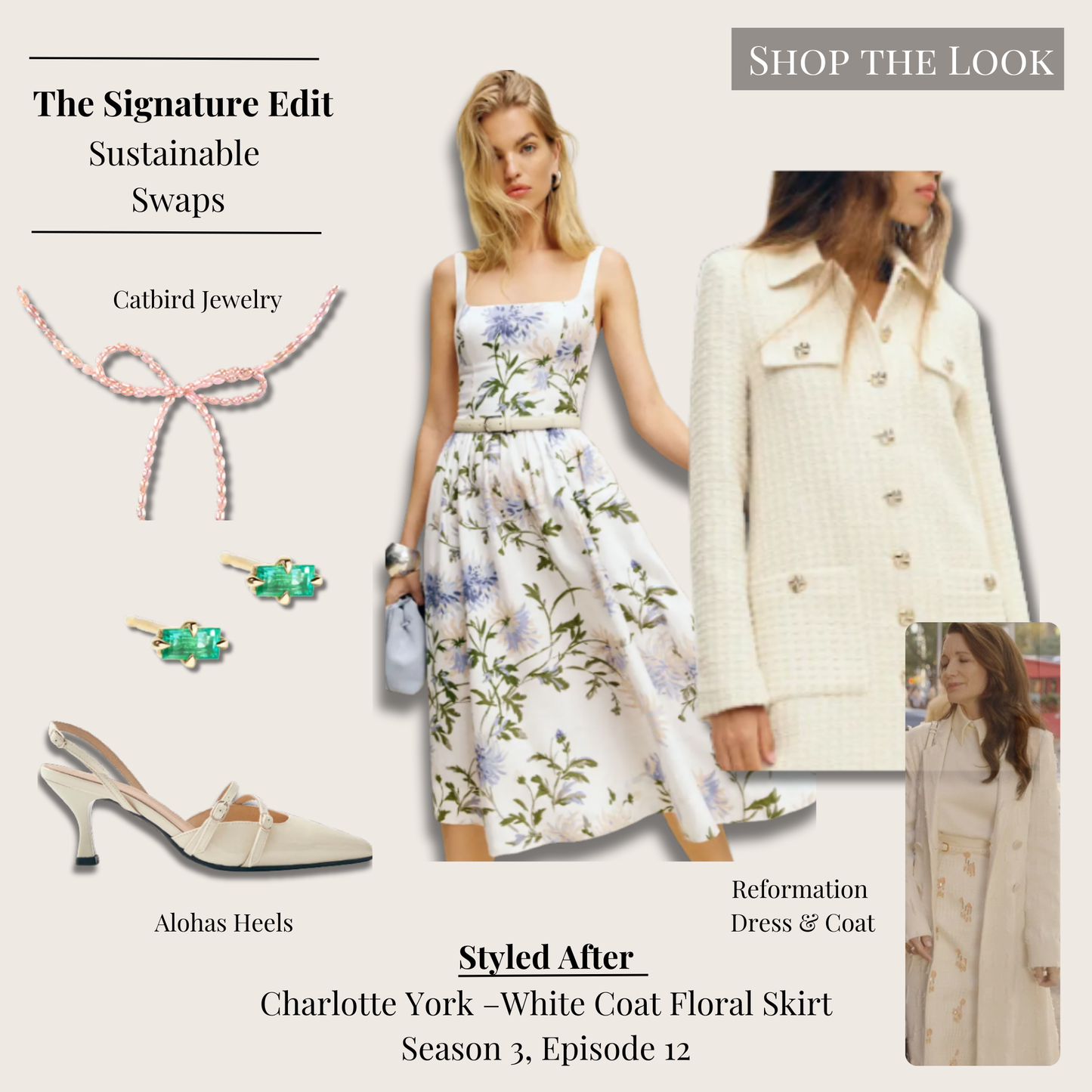 The White Coat Winter Look Styled After Charlotte York AJLT